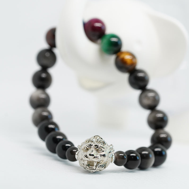 golden tigers eye crystal bracelet - spiritual armor for protection, inner strength & positive energy