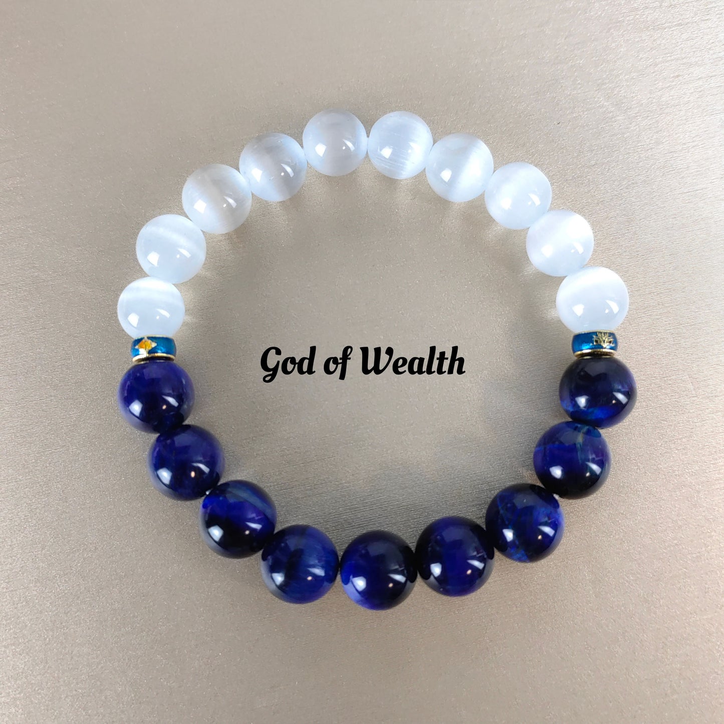 god of wealth beaded bracelet