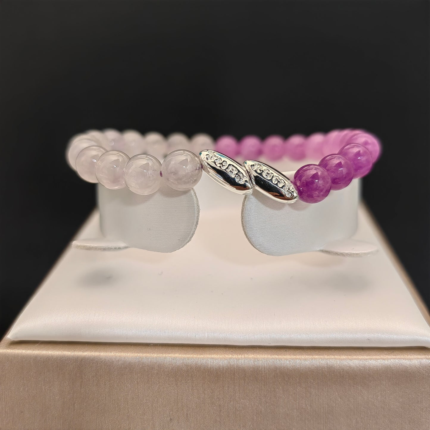 pulsera espiritual de cristal de amatista para la realización de sueños y energía positiva
