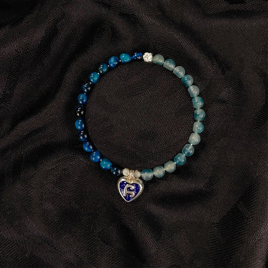Elegante pulsera energética de ojo de tigre con diseño Royal π: regalo de piedra curativa metafísica para yoga y meditación