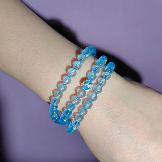 Sea Blue Treasure Three Circle Bracelet