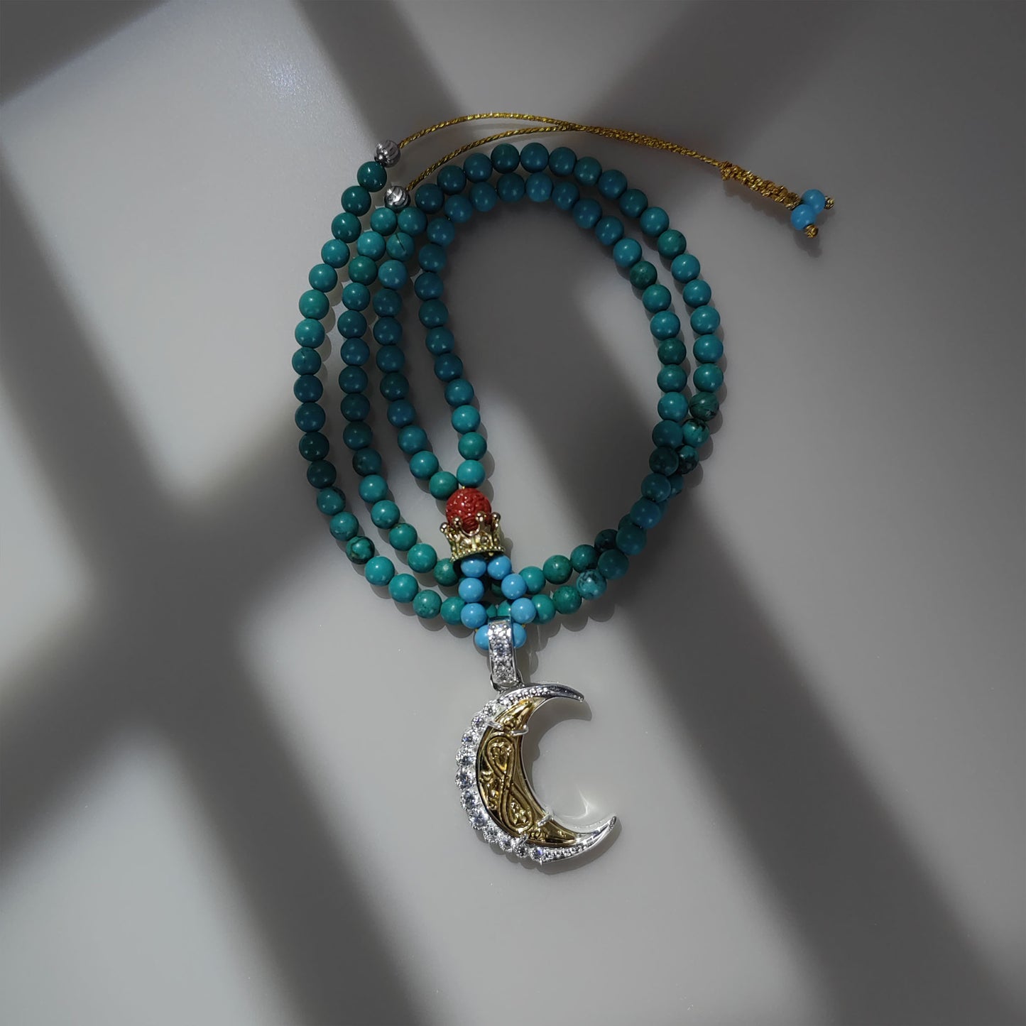 metaphysical amulet necklace – pure silver moon & crystal healing jewelry for women, symbol of gentle strength and positive energy empowerment