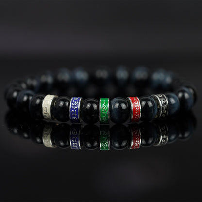 Balancing Bracelet - HandmadeTiger Eye Beads for Meditation & Luck