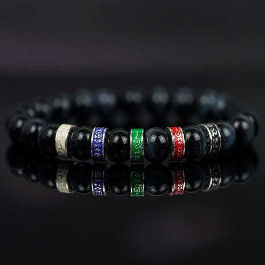 Balancing Bracelet - HandmadeTiger Eye Beads for Meditation & Luck