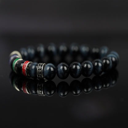 Balancing Bracelet - HandmadeTiger Eye Beads for Meditation & Luck
