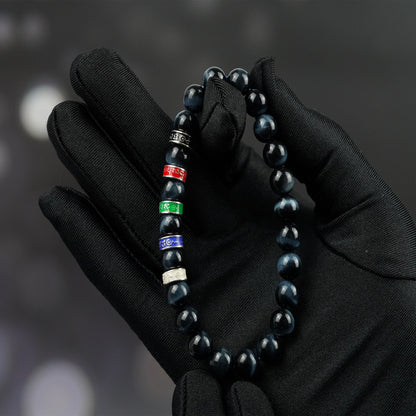 Balancing Bracelet - HandmadeTiger Eye Beads for Meditation & Luck