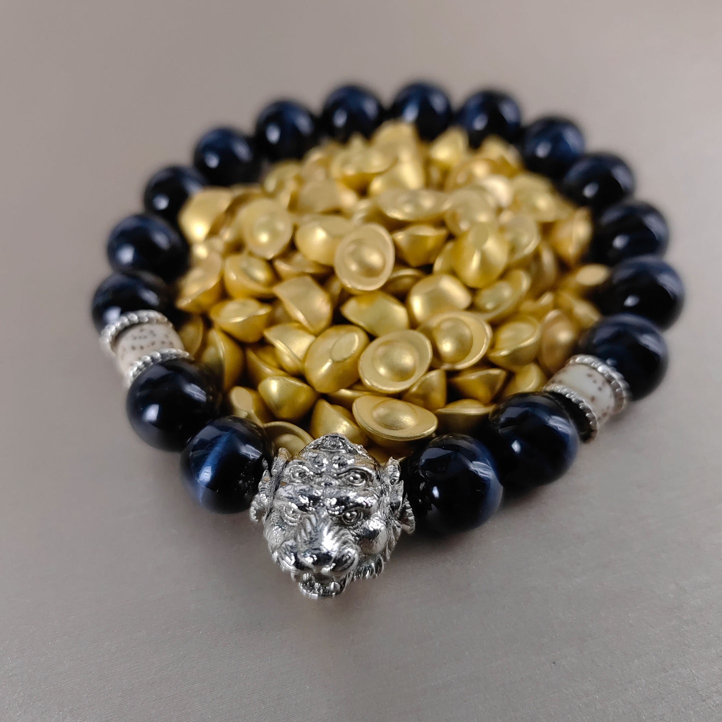 pulsera de poder bodhi con ojo de águila: amuleto de coraje y éxito para hombres y mujeres