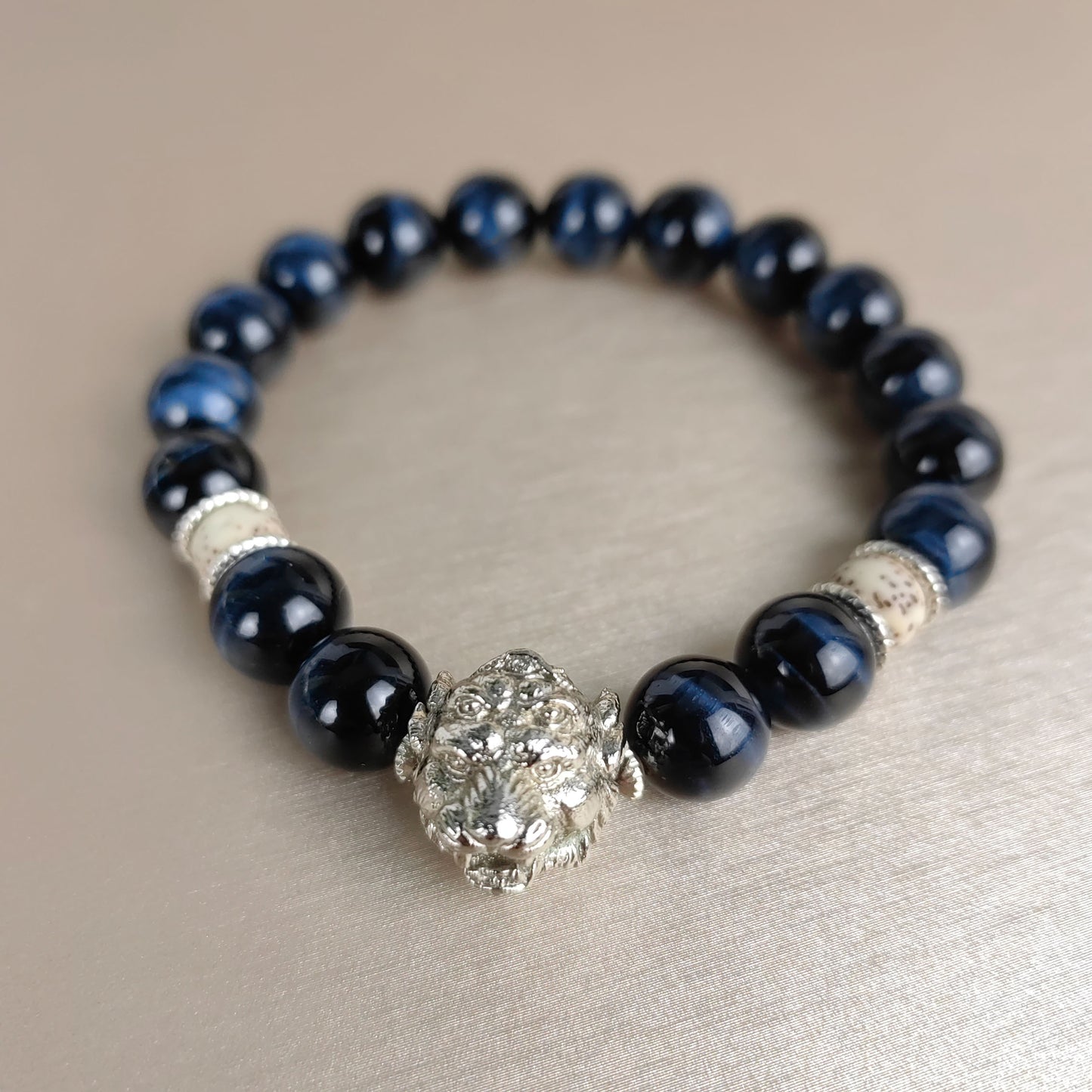 pulsera de poder bodhi con ojo de águila: amuleto de coraje y éxito para hombres y mujeres