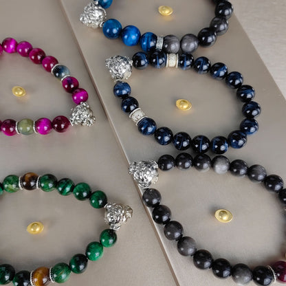 Pulsera de poder Bodhi con ojo de águila: amuleto de coraje y éxito para hombres y mujeres