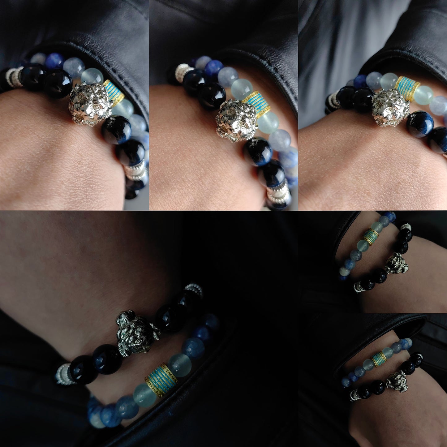pulsera de poder bodhi con ojo de águila: amuleto de coraje y éxito para hombres y mujeres