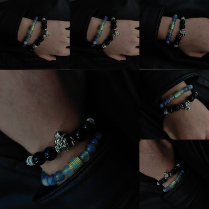 Pulsera de poder Bodhi con ojo de águila: amuleto de coraje y éxito para hombres y mujeres
