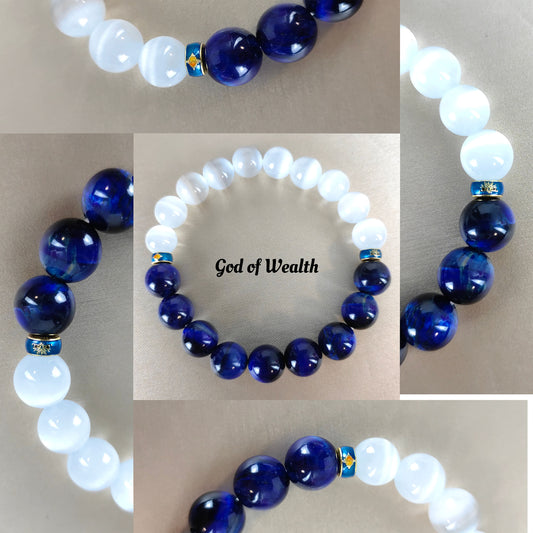 Pulsera de cuentas del dios de la riqueza