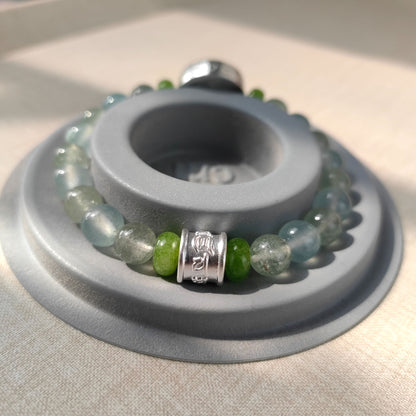 Juego de collar y pulsera con monedas y joyas curativas para chakras: piedras preciosas limitadas para meditación. Amuleto de moneda de edición limitada de Ruesi
