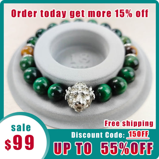 Pulsera talismán de cinco ojos y cuatro orejas: joyería espiritual para la fuerza, la concentración y la energía positiva