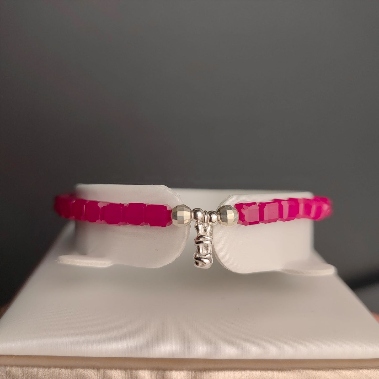 natural red jade healing bracelet  yantong amulet pendant for couples & marriage blessings